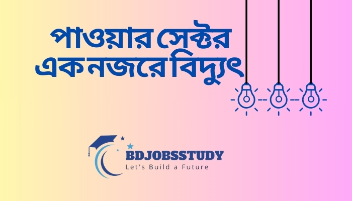 পাওয়ার সেক্টর( এক নজরে বিদ্যুৎ)